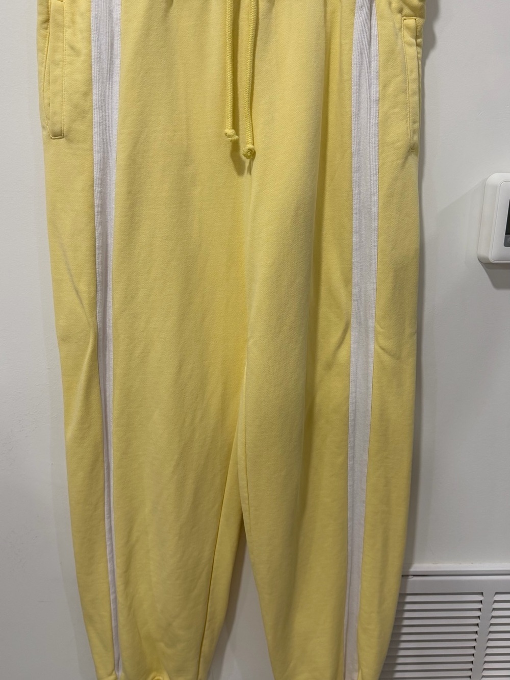 Sunny Stripe Yellow Jogger Set - Women Pants & Jumpsuits - Picture 8 of 10